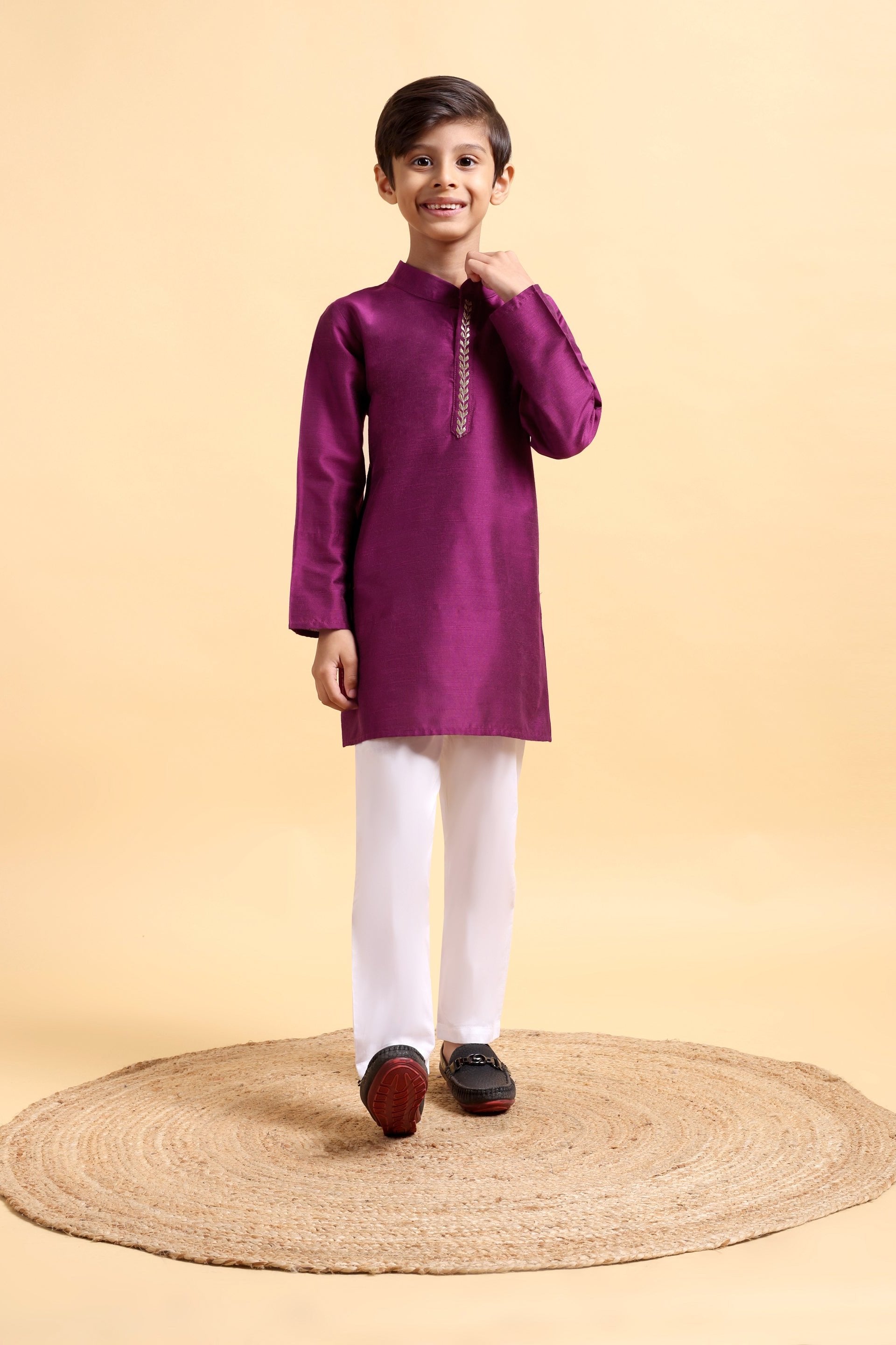 Boys Cotton Kurta Pajama