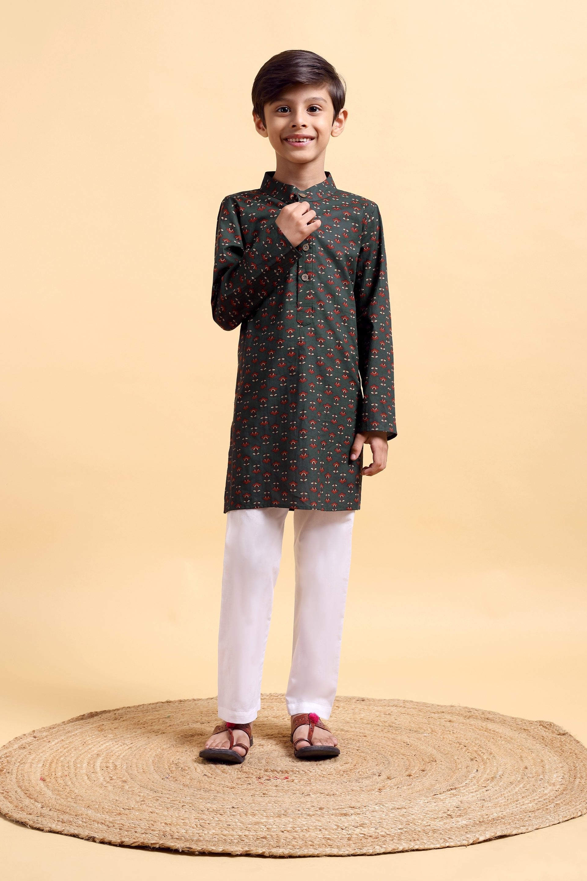 Kids Cotton Kurta & Pajama