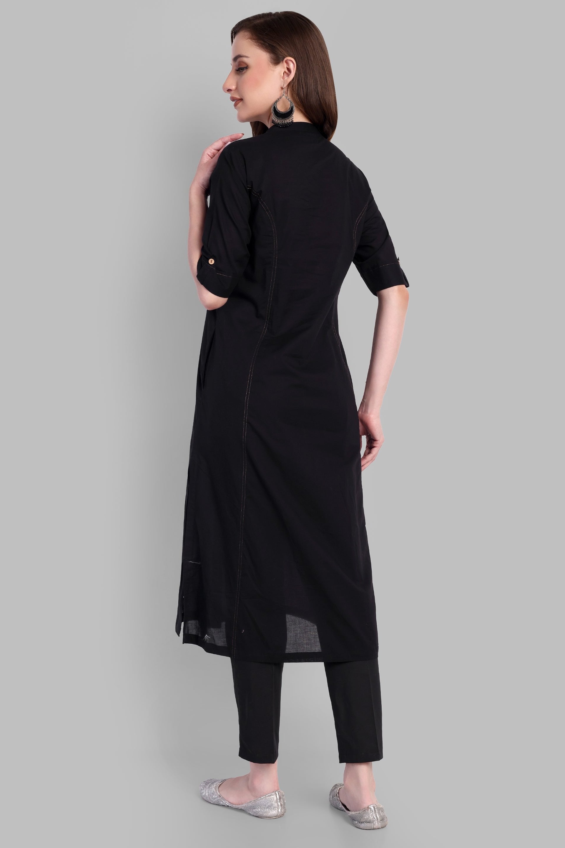 Black Kurta Pant Set Online