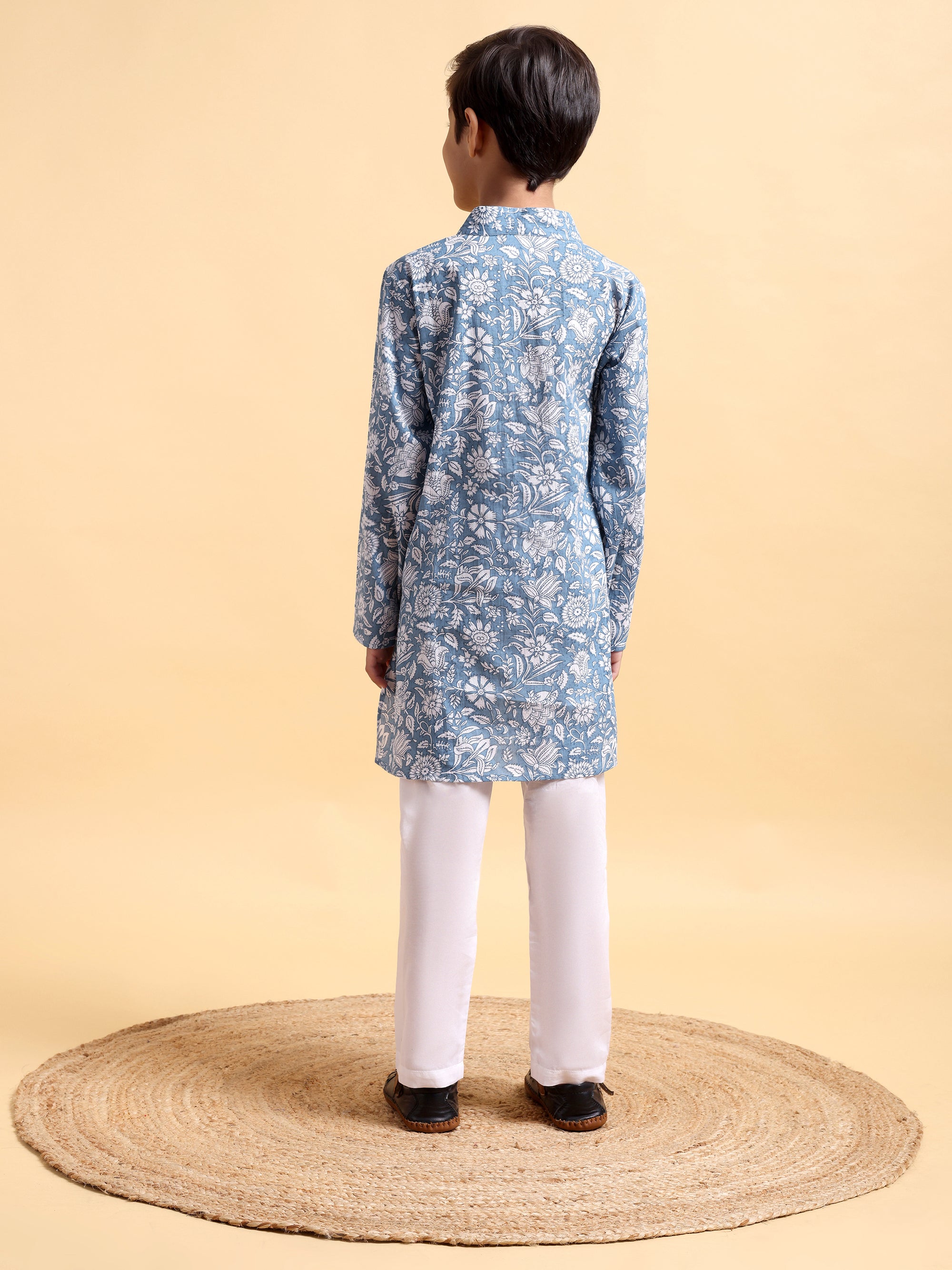 Kids Cotton Kurta Pajama Set