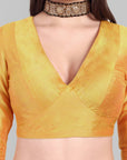 Mustard Saree Blouses