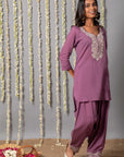 Embroidered Cotton Kurta For Women