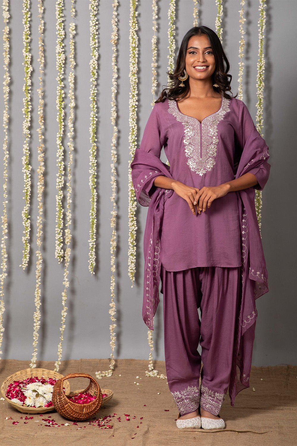 Embroidered Kurta Set For Women Online