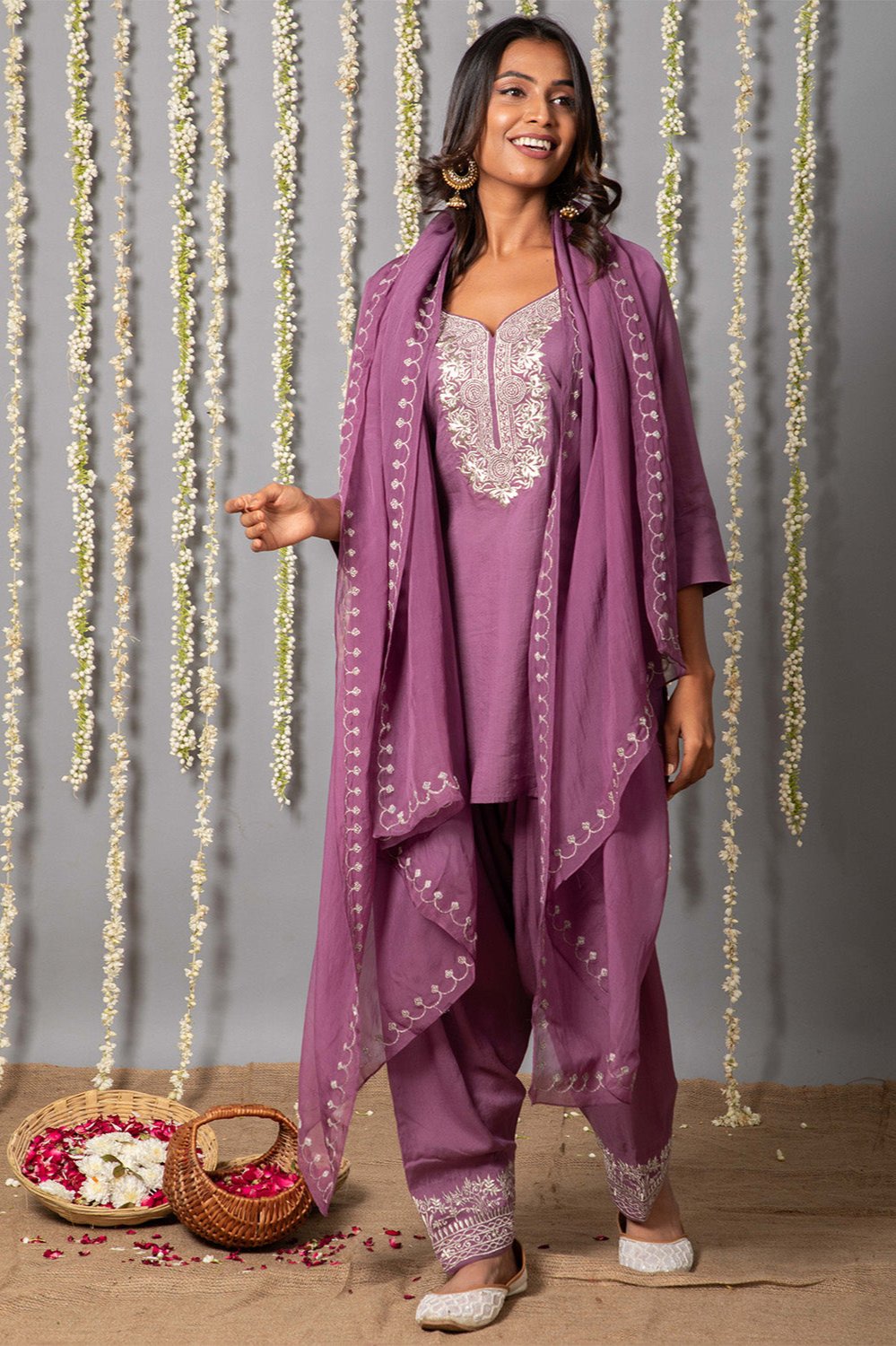 Embroidered Kurta Sets for Women