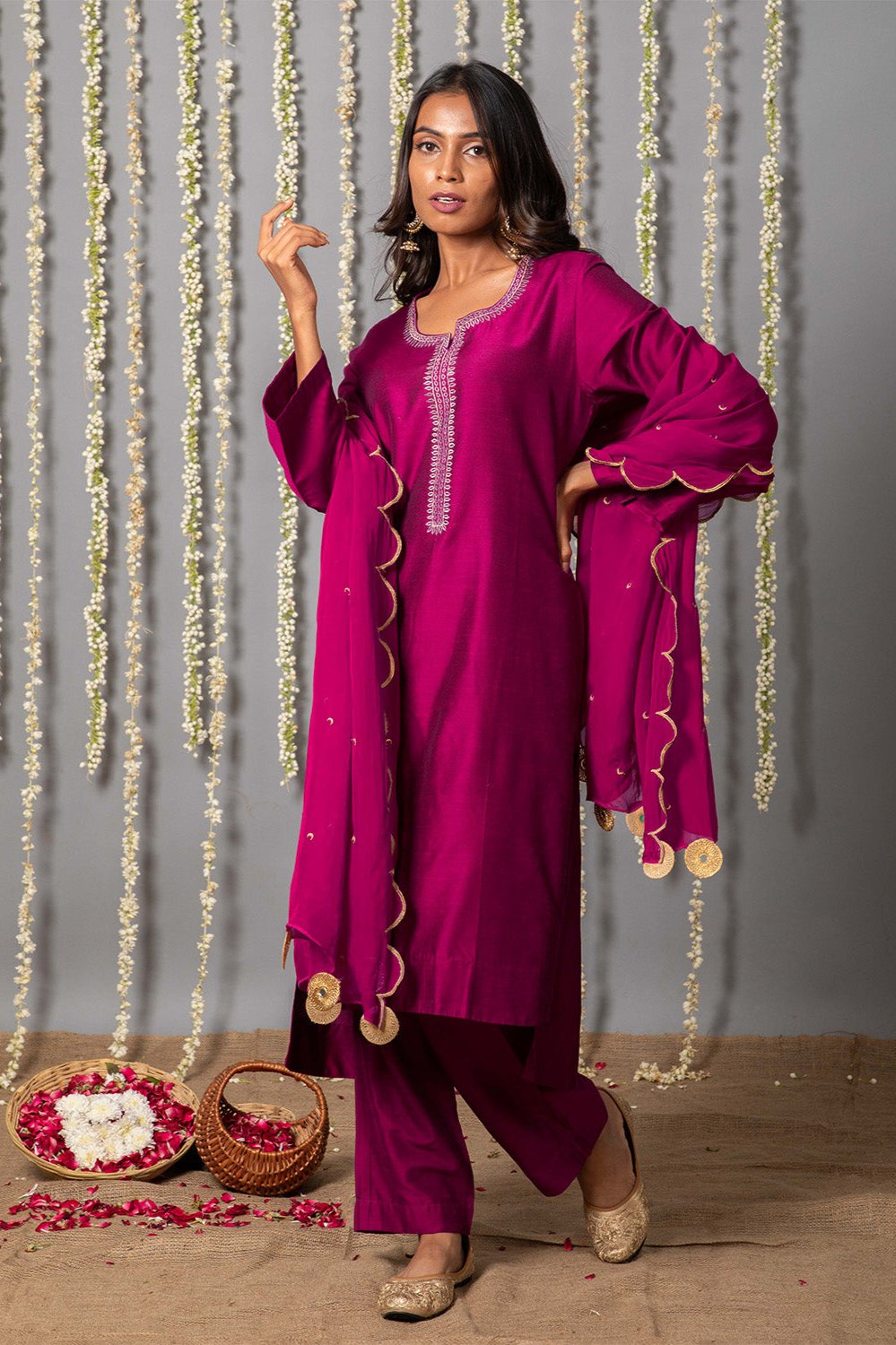 Purple Kurta Women