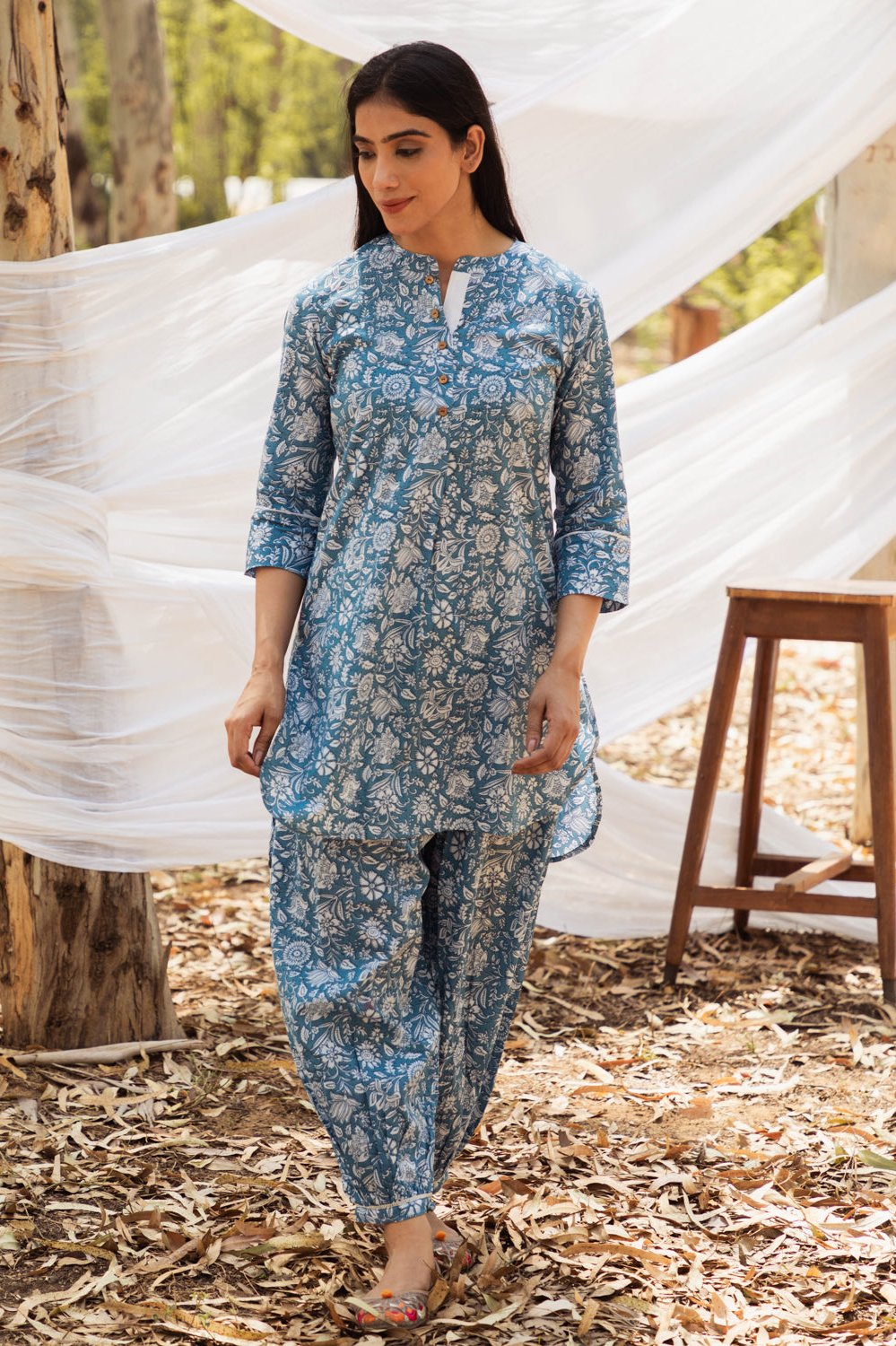 Samiya Kurta with Harem Pant - Set of 2