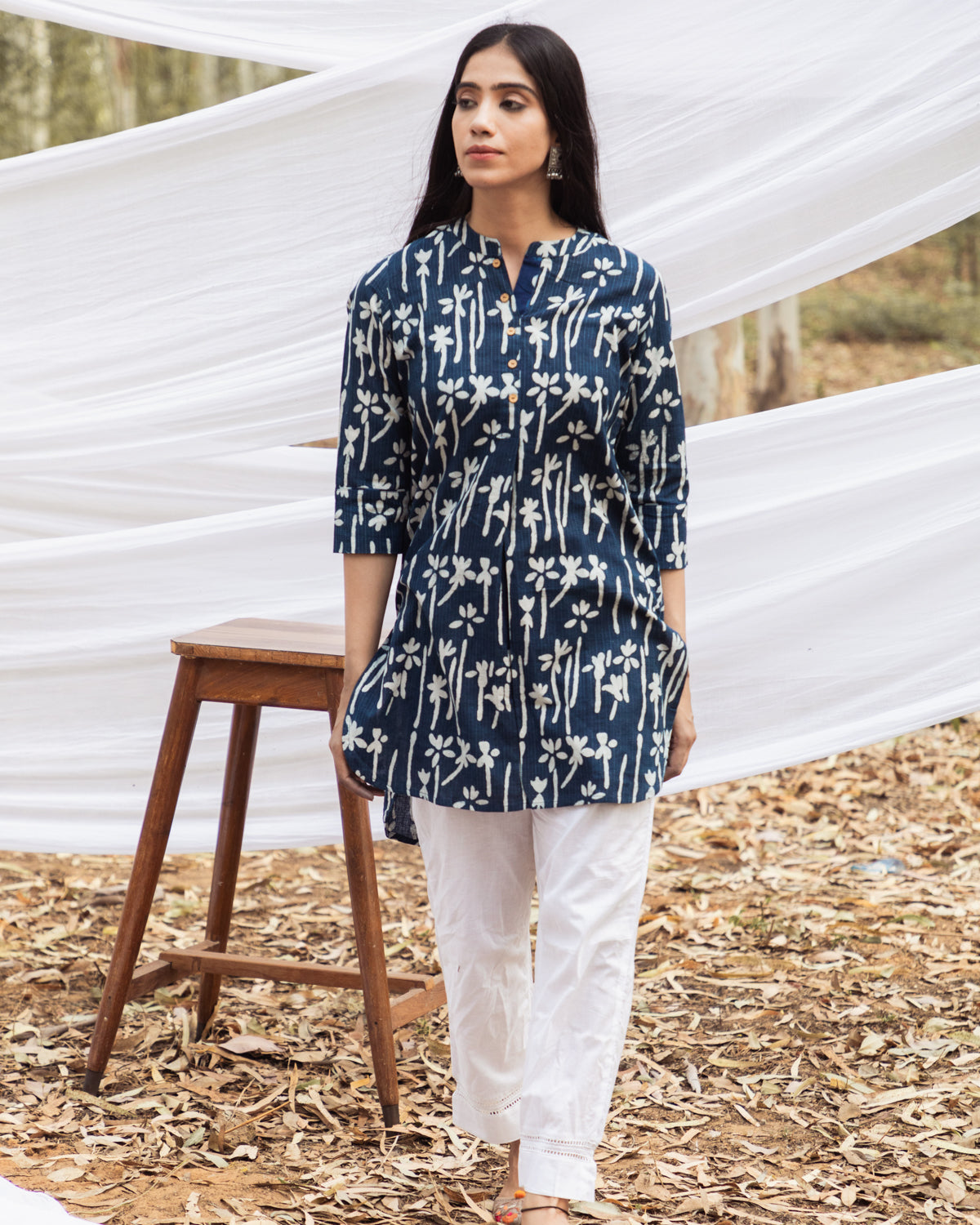 Indigo Kurta Set