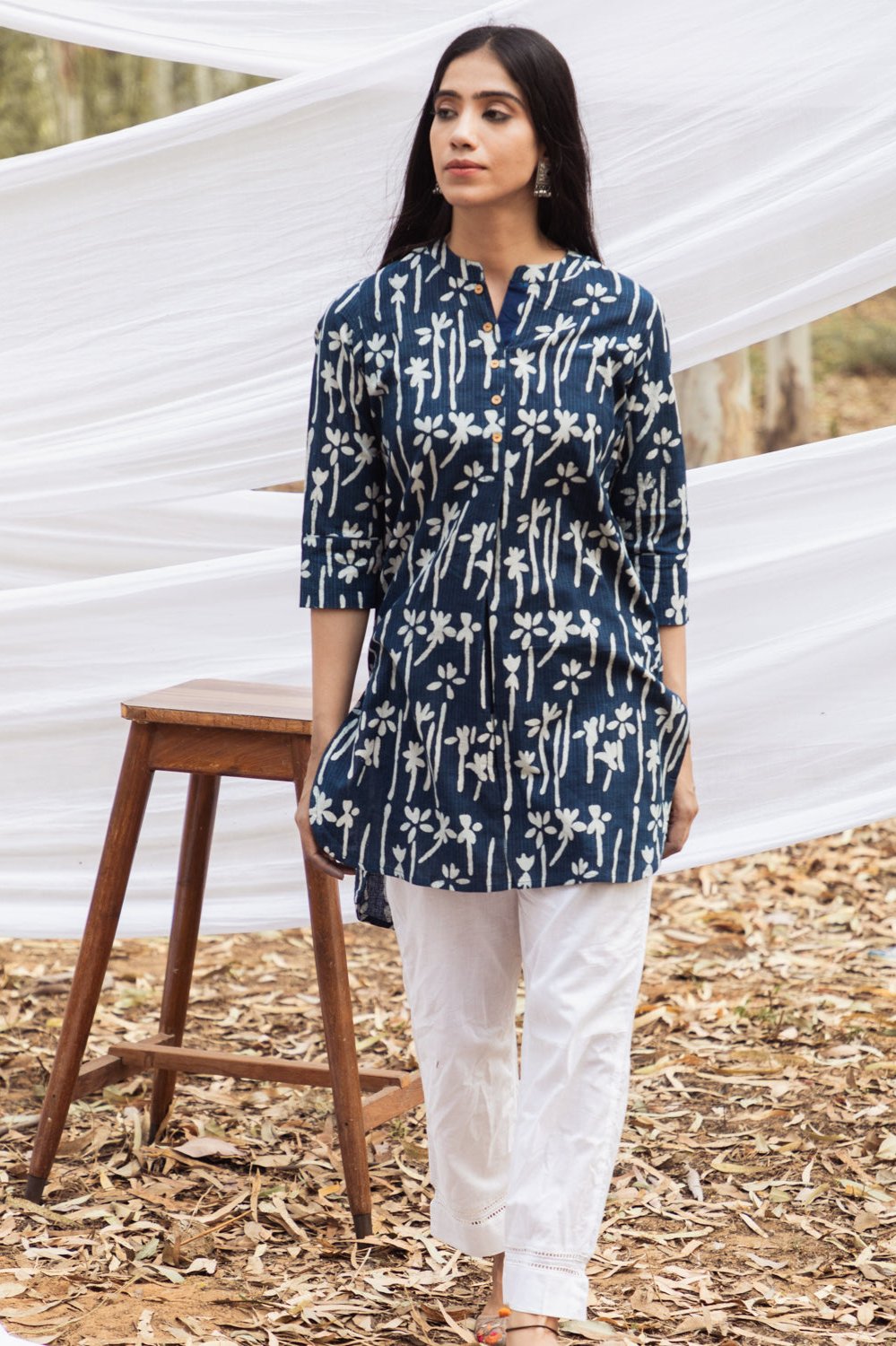 Indigo Kurta Set