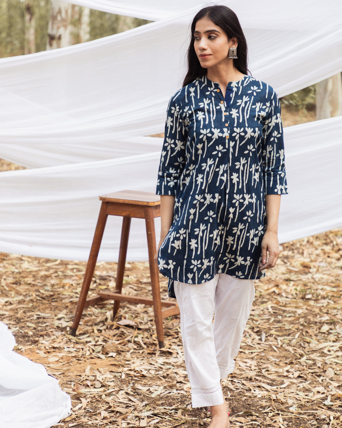 Indigo Kurtas Ethnic Sets And Bottoms