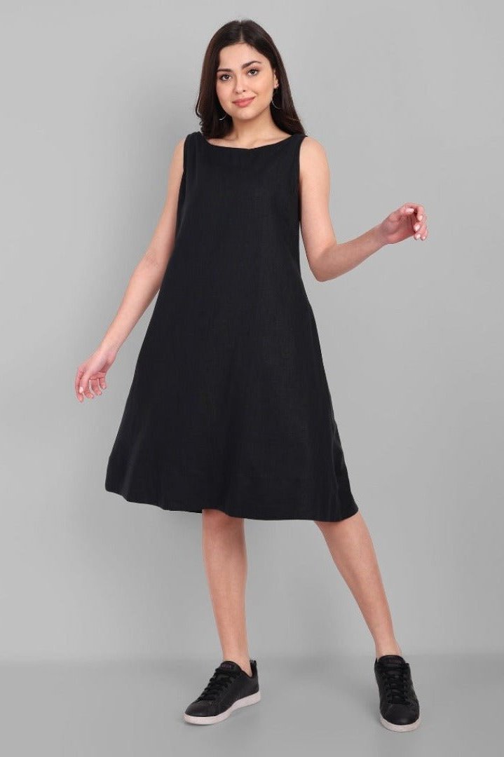 Black Linen Dresses