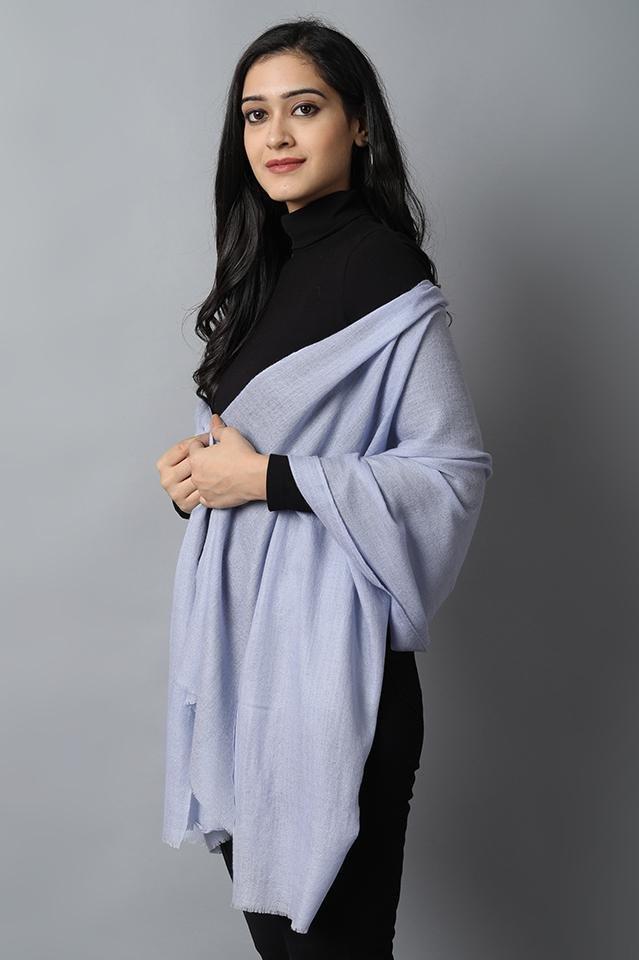 Blue Cashmere-Pashmina Stole Online