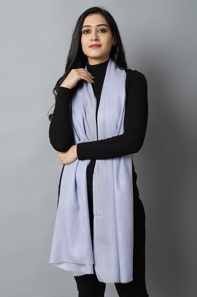 Blue Cashmere-Pashmina Stole