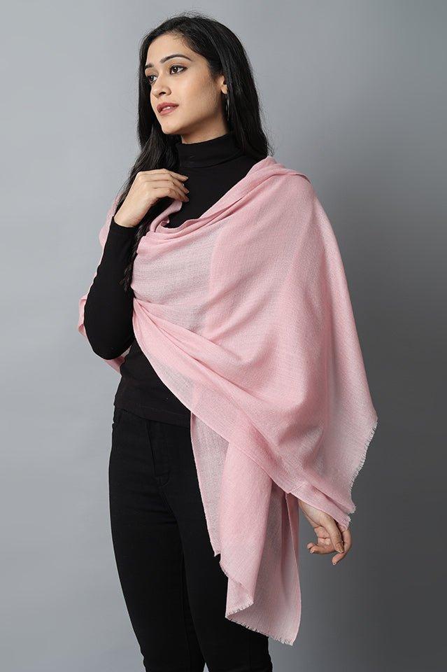 Pink Cashmere Pashmina Stole