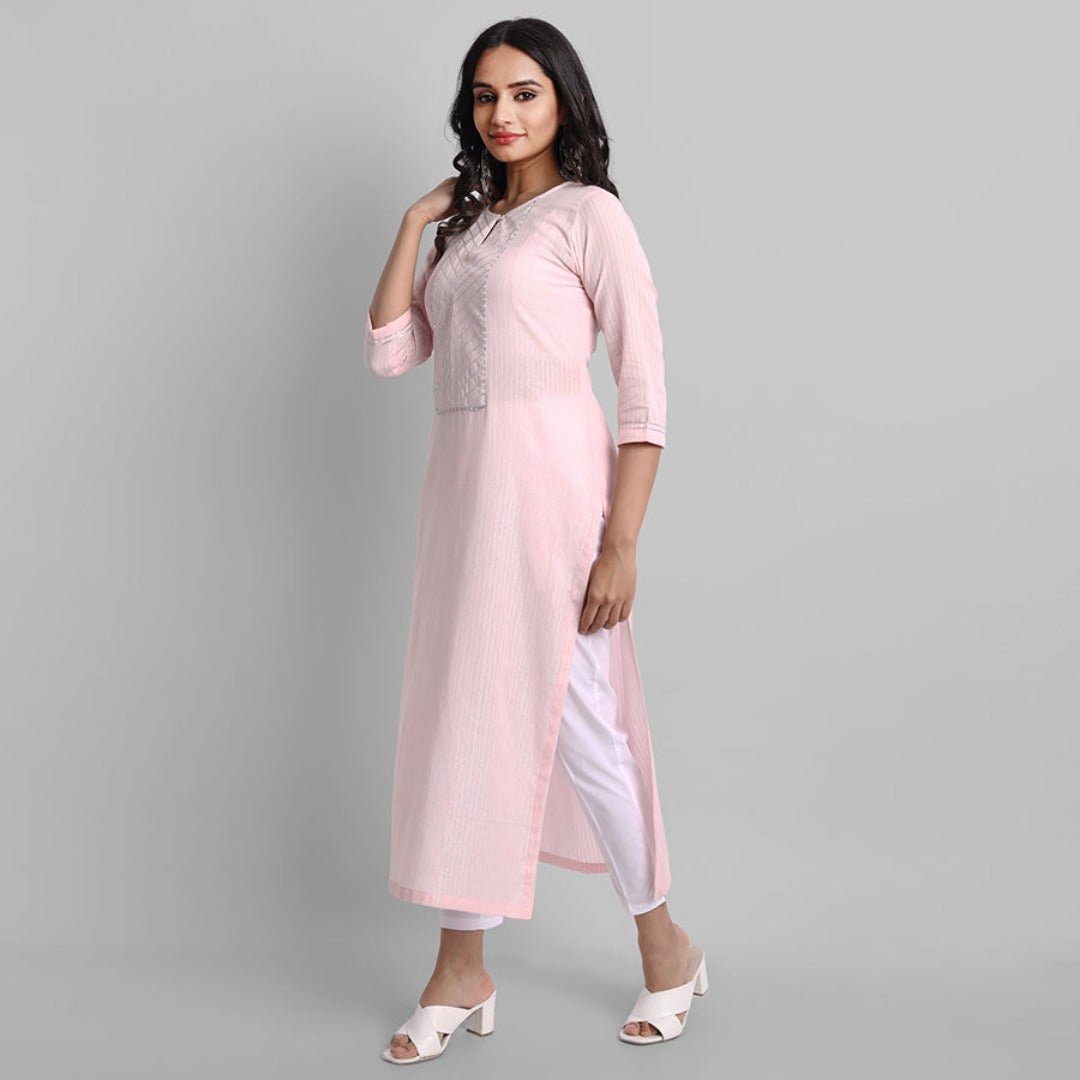 Baby Pink Samara Kurta