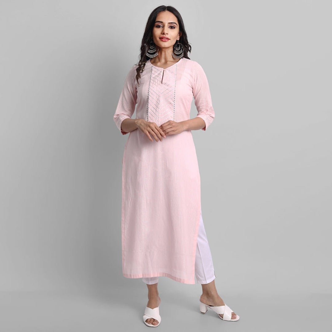 Baby Pink Samara Kurta