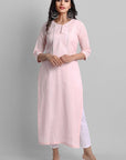 Baby Pink Samara Kurta