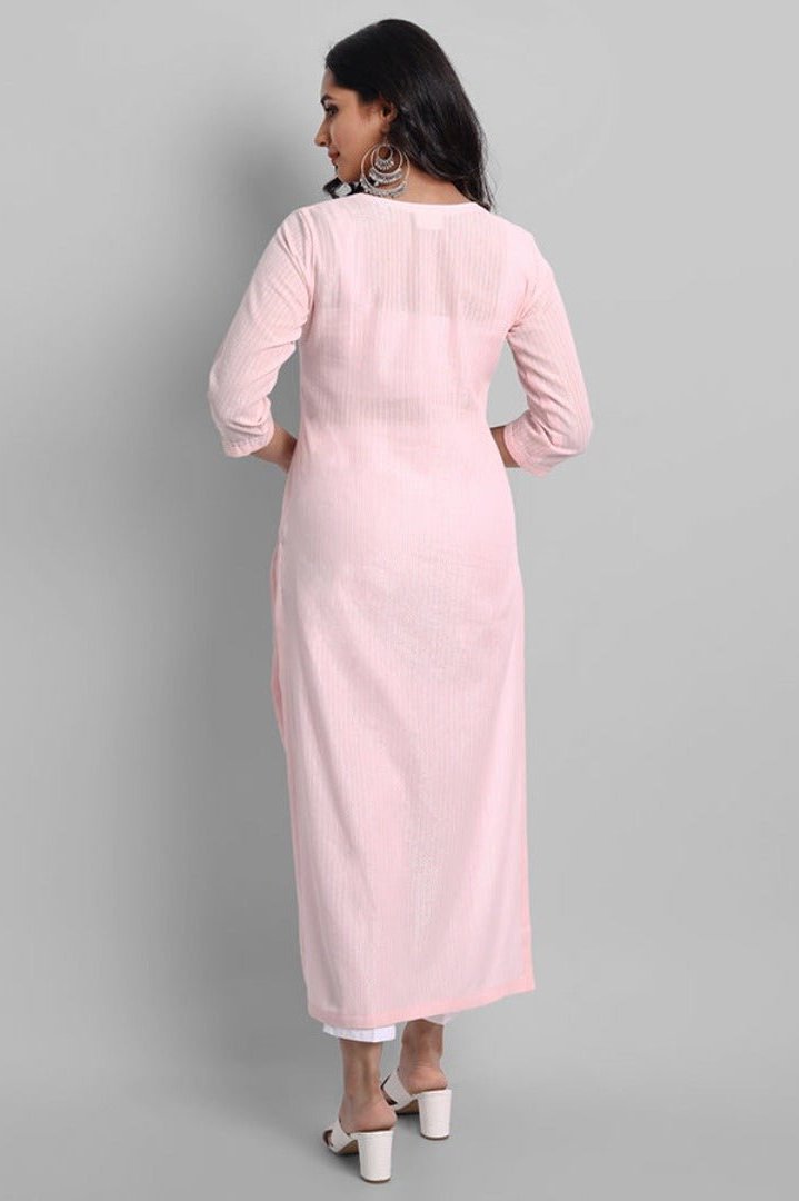 SAMARA PINK EMBROIDERED KURTA SET