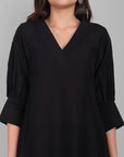 Black Silk Kurta Online