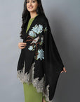 Black Pashmina Cashmere Stole