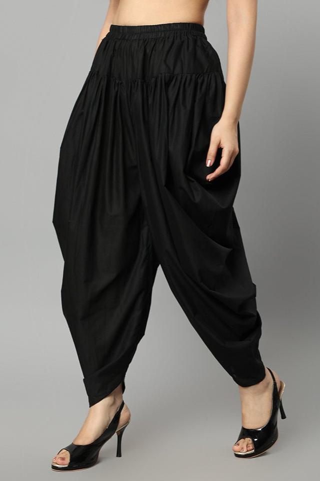 Black Cotton Dhoti Pants Online