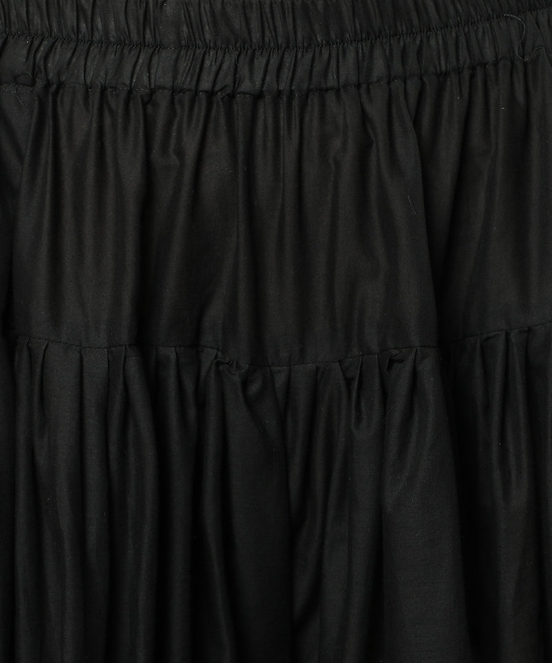 Black Cotton Dhoti Pants