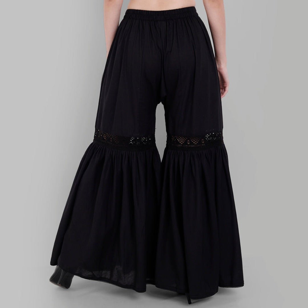 Black Gharara Pants