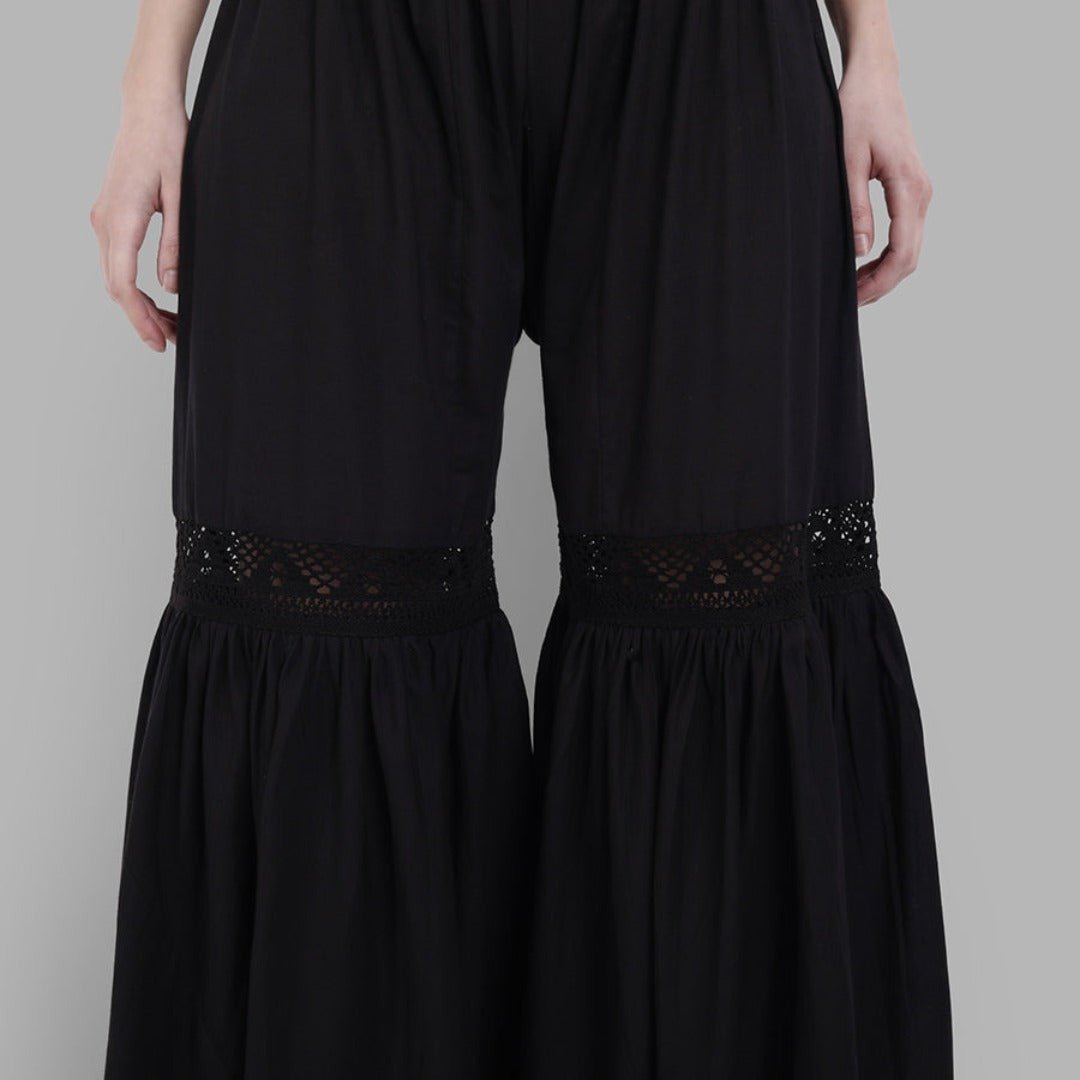 Black Gharara Pants Online