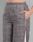 Black And White Checkered Pants Online