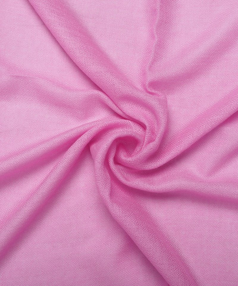 Candy Pink Cashmere-Pashmina Stole