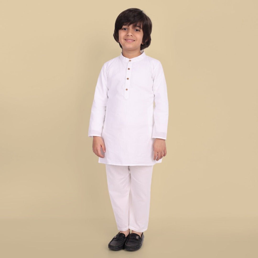 Classic White Kurta Pajama