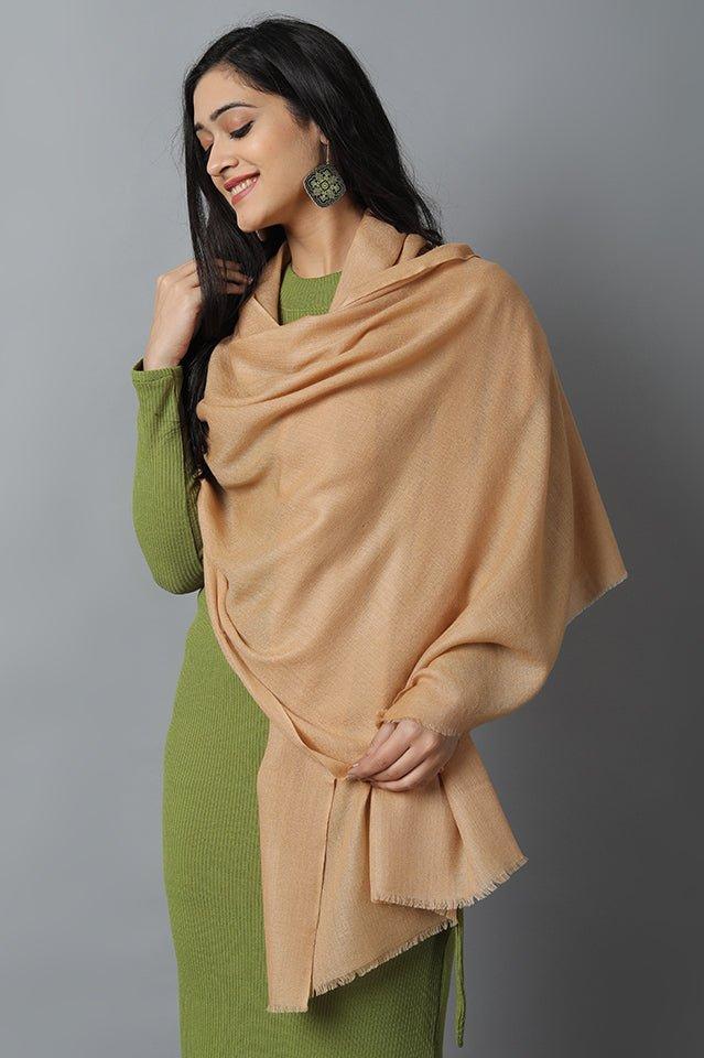 Coffee Cashmere-Pashmina Stole