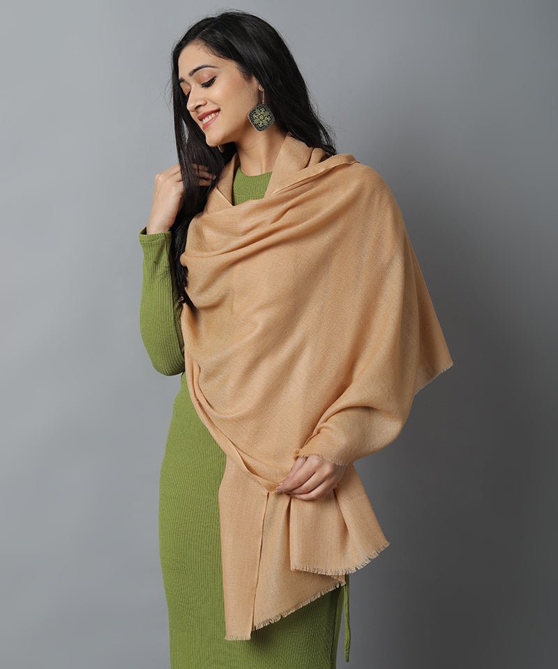 Coffee Cashmere-Pashmina Stole