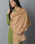 Coffee Cashmere-Pashmina Stole