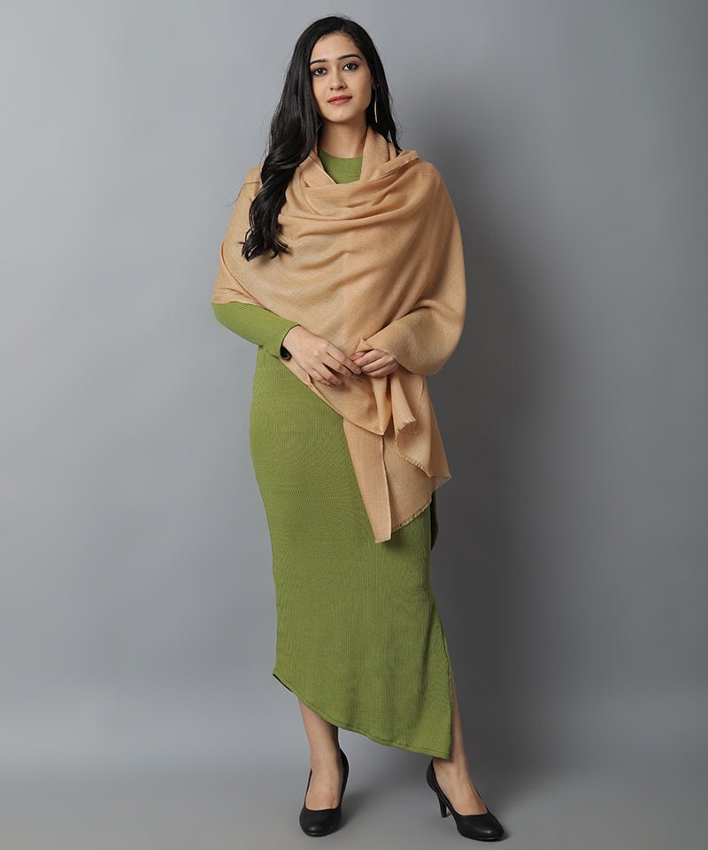 Coffee Cashmere-Pashmina Stole