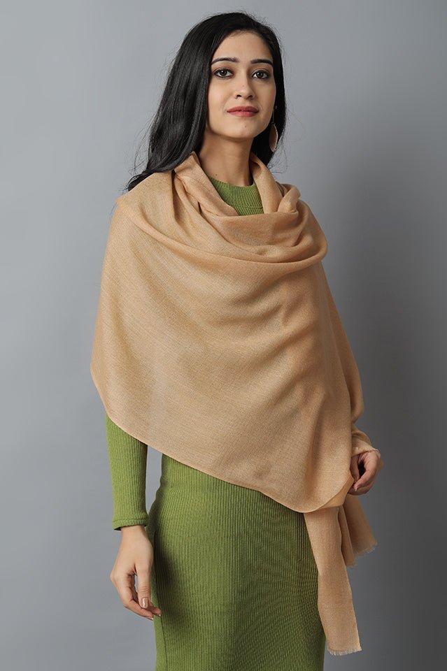 Coffee Cashmere-Pashmina Stole