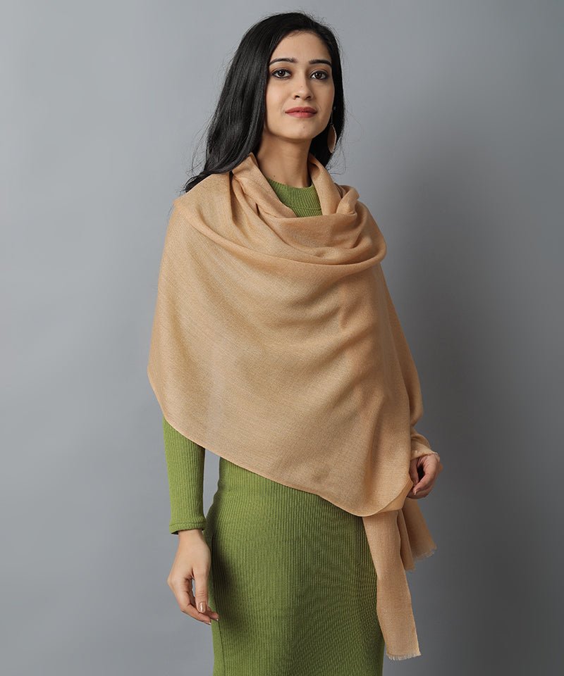 Coffee Cashmere-Pashmina Stole