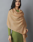 Coffee Cashmere-Pashmina Stole