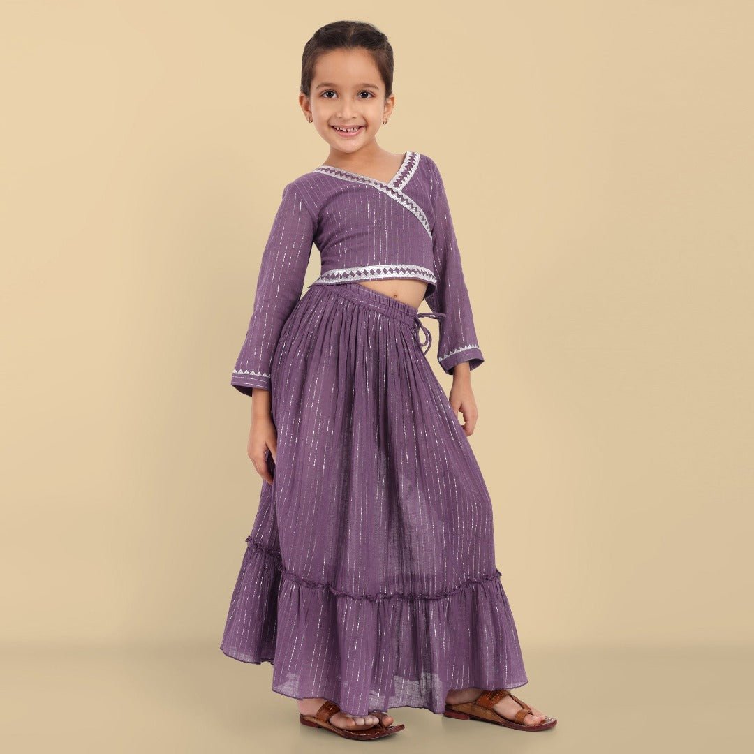 Girls Lehenga Choli Dupatta Set