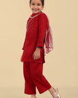 Buy Red Kurtas Set Online