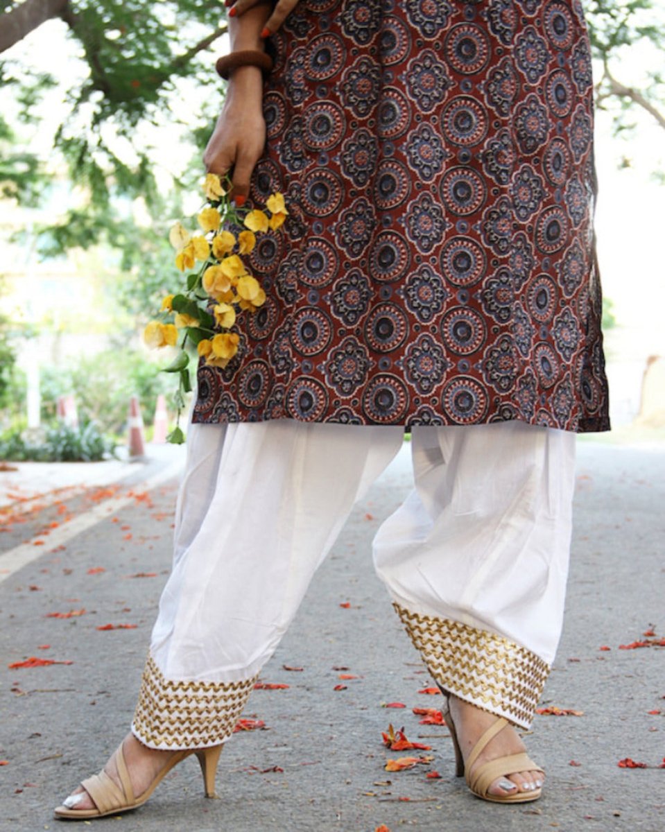 Golden Lahori Poncha Shalwar