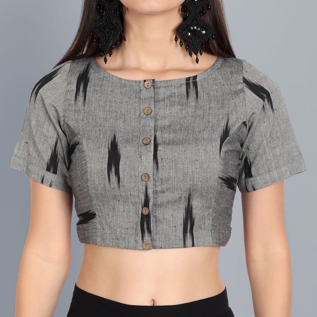 Boat Neck Blouse Tops for Women