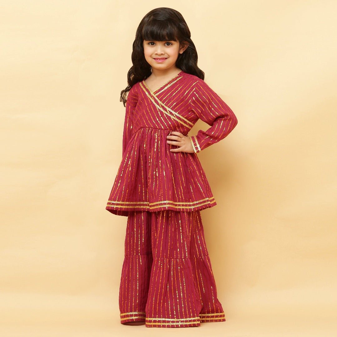 Wheat Gharara and peplum