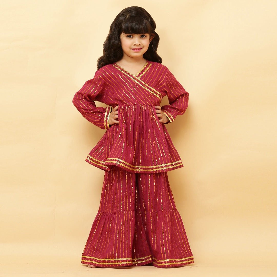 Wheat Gharara and peplum