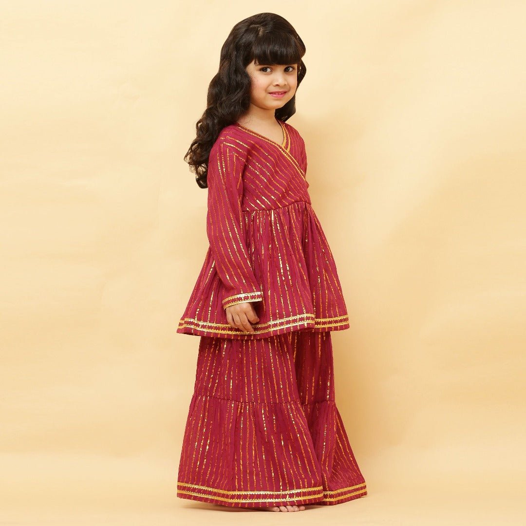 Wheat Gharara and peplum