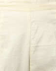 Antique White Straight Fit Off White Drainpipe Pants