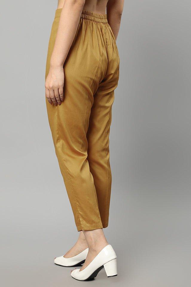 Sienna Straight Fit Gilded Drainpipe Pants