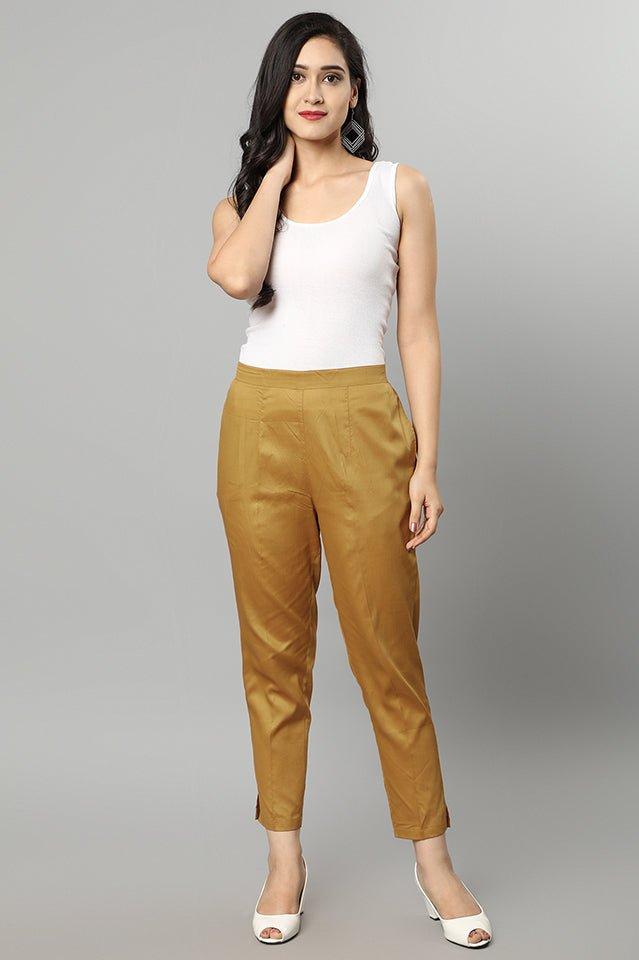 Sienna Straight Fit Gilded Drainpipe Pants