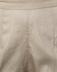 Gray Straight Fit Skin-tone Drainpipe Pants